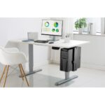 Digitus Universal PC Mount, Under-Desk, 360° Swivel, Tool-Free Adjustable Height/Width, 10kg Max Load, Black