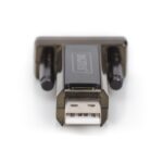 Digitus USB 2.0 to RS232 Serial Adapter, D-Sub 9 Male, FTDI Chipset, Black
