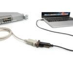 Digitus USB Type-C to Serial Adapter, DB-9 Male, 1m Black Cable