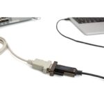 Digitus USB Type-C to Serial Adapter, DB-9 Male, 1m Black Cable