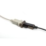 Digitus USB Type-C to Serial Adapter, DB-9 Male, 1m Black Cable