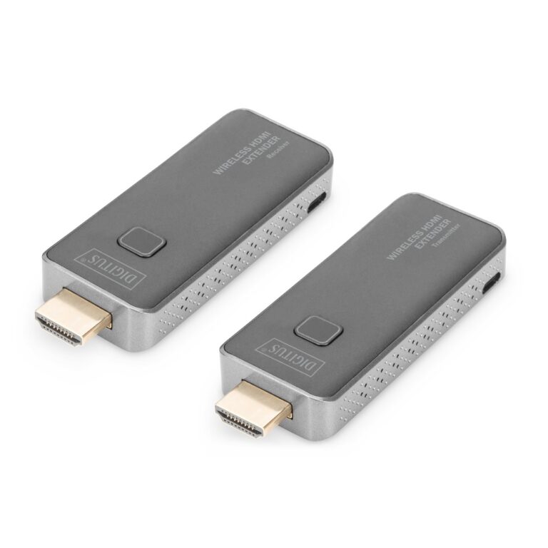 Digitus Wireless HDMI Extender Set, 50m 1080p/60Hz AV Transmitter & Receiver, Black