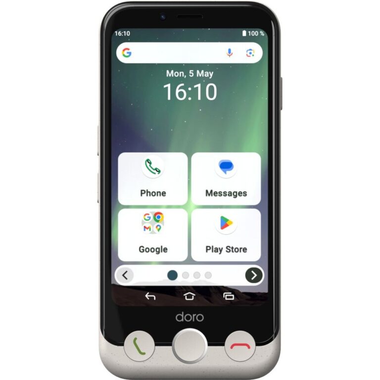 Doro Aurora A10 Phone 4.5" 64GB 4GB RAM 4G Black, White