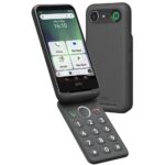 Doro Aurora A20 Clamshell 4.5" Smartphone 64 GB 4 GB RAM 4G Graphite Android 14