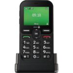 Doro Leva E10 2.4-inch Senior Phone, 128MB ROM, 64MB RAM, 4G, Black
