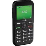 Doro Leva E10 2.4-inch Senior Phone, 128MB ROM, 64MB RAM, 4G, Black