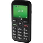 Doro Leva E10 2.4-inch Senior Phone, 128MB ROM, 64MB RAM, 4G, Black