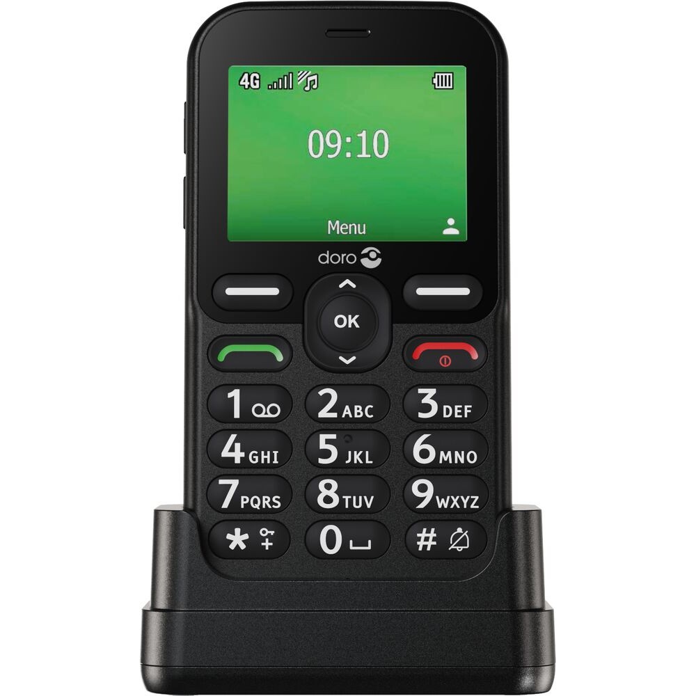 Doro Leva E10 2.4-inch Senior Phone, 128MB ROM, 64MB RAM, 4G, Black Doro Leva E10 2.4-inch Senior Phone, 128MB ROM, 64MB RAM, 4G, Black