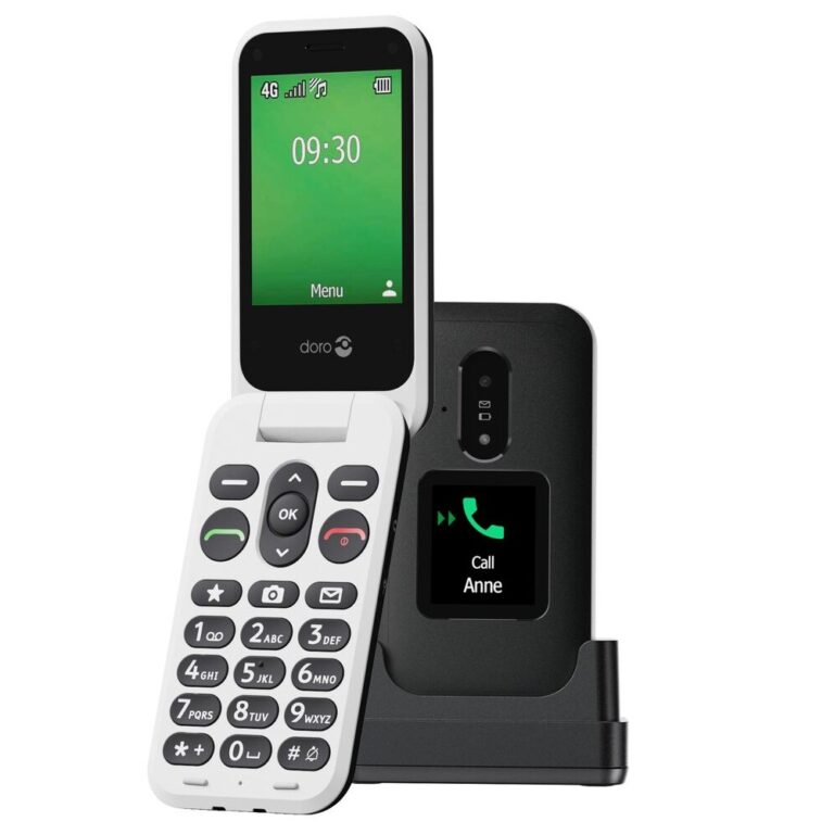 Doro Leva E30 4G Feature Phone 2.8" 128MB 64RAM Black, White