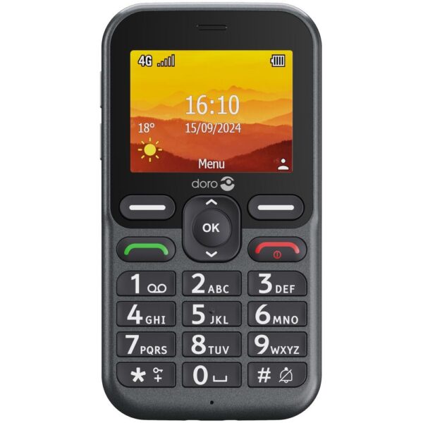 Doro Leva L10 Senior Phone 2.4-Inch 128MB 64MB 4G Graphite