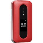 Doro Leva L30 2.8" Red/White 4G Feature Phone with 2MP Camera, IP55, 128MB Storage, 64MB RAM