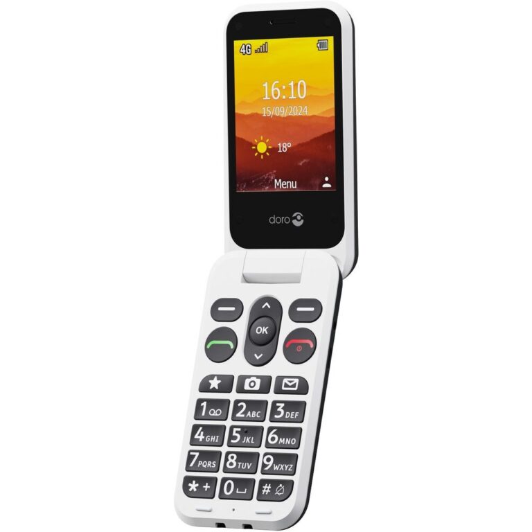 Doro Leva L30 Feature Phone 2.8" IP55 Graphite White 4G 128MB Storage 64MB RAM