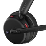 EPOS 1001375 Headset Wired & Wireless USB-C Bluetooth ANC Microphone Black