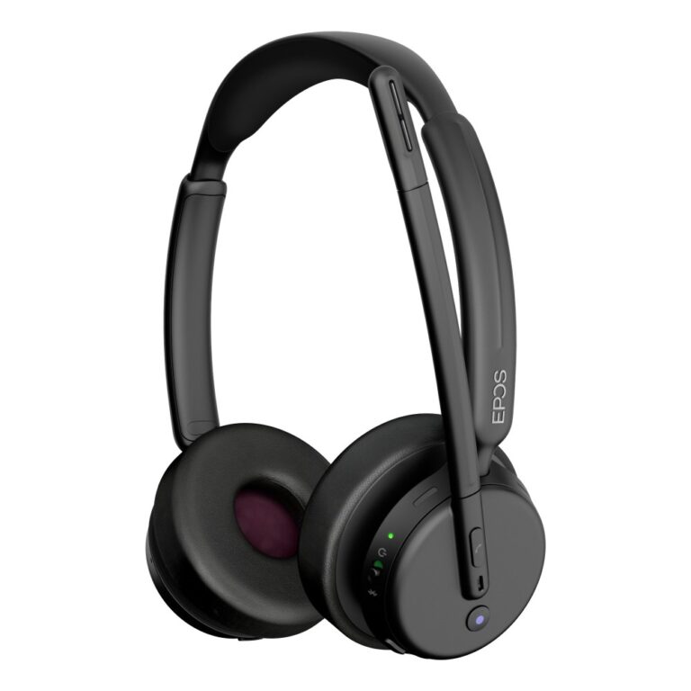 EPOS 1001375 Headset Wired & Wireless USB-C Bluetooth ANC Microphone Black