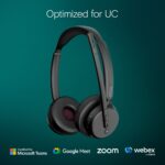 EPOS 1001375 Headset Wired & Wireless USB-C Bluetooth ANC Microphone Black