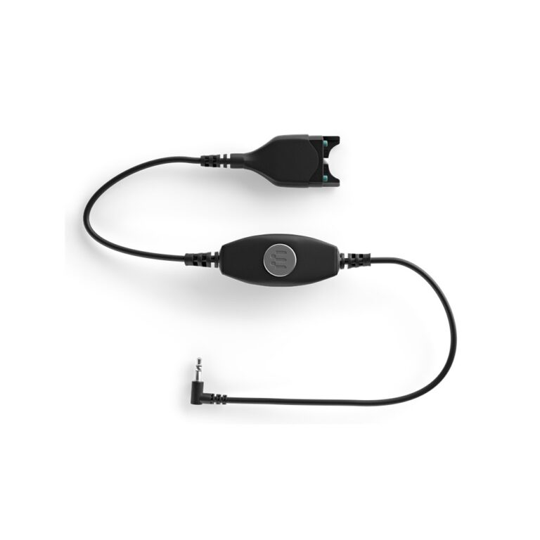 EPOS CMB 01 CTRL Cable, EasyDisconnect to 3.5mm, Black