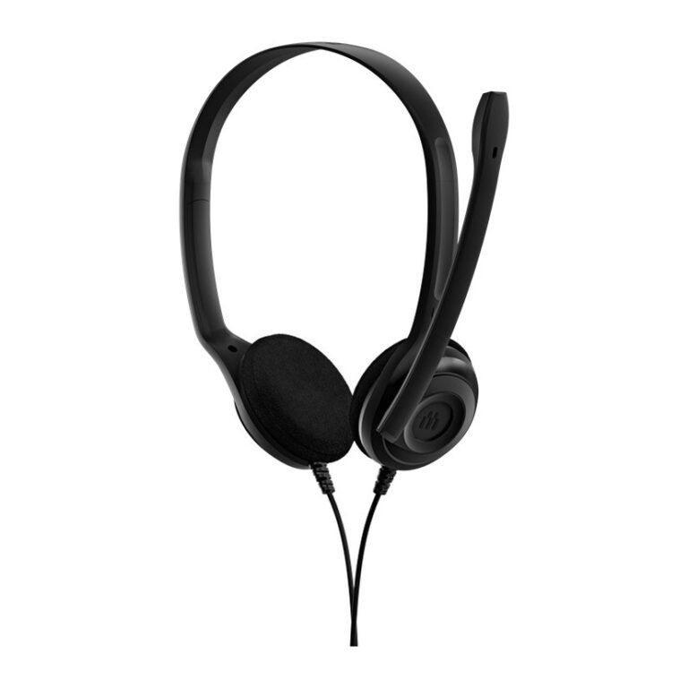 EPOS EDU 10 Wired Headset, Binaural, Boom Noise-Cancelling Mic, 3.5mm, Black (10 Pack)