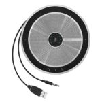 EPOS EXPAND 20 Universal Wired Speakerphone, USB-A, Black & Silver, 20h Talk Time