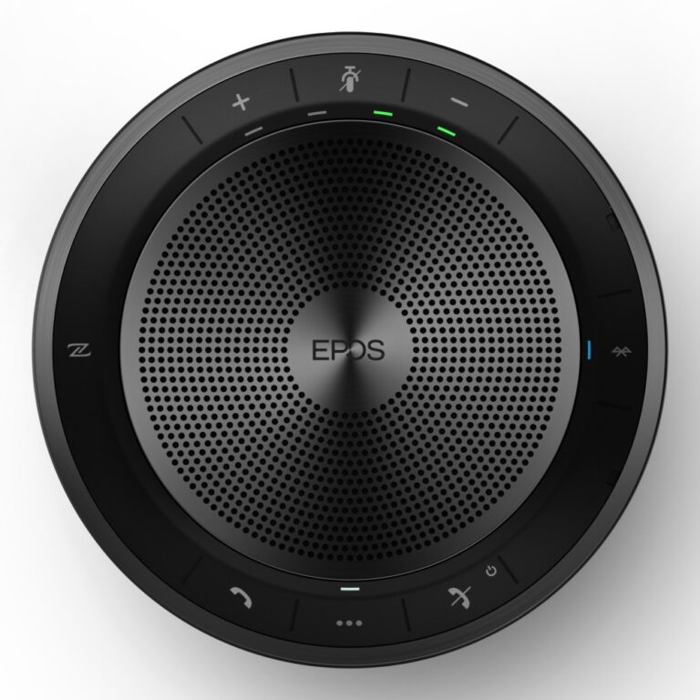 EPOS EXPAND 40T Wireless USB/Bluetooth Speakerphone with Noise Reduction, Black/Grey