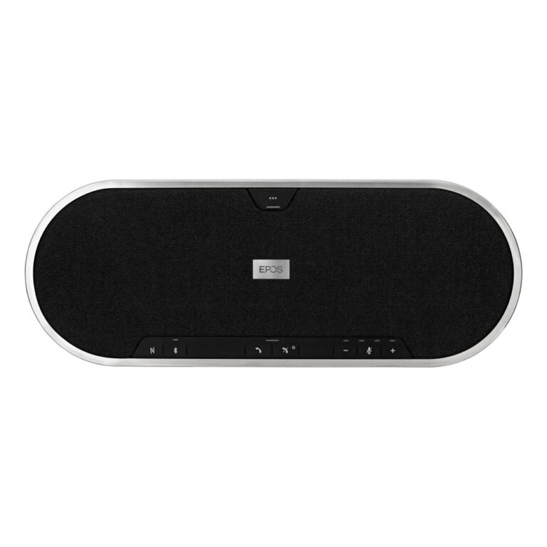 EPOS EXPAND 80 Bluetooth Speakerphone, UC Optimised, USB-C, 6 Microphones, Black/Silver
