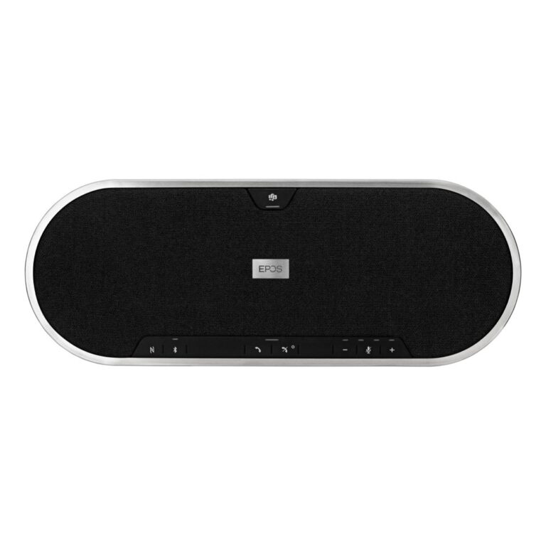 EPOS EXPAND 80T Universal Wireless Speakerphone, USB/Bluetooth 5.0, Microsoft Teams Optimized, Black/Silver