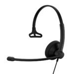 EPOS IMPACT 100 MS Monaural USB Headset with Boom Microphone, Black