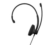 EPOS IMPACT 100 MS Monaural USB Headset with Boom Microphone, Black