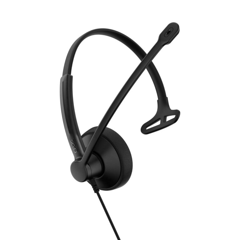 EPOS IMPACT 100 MS Monaural USB Headset with Boom Microphone, Black
