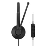 EPOS IMPACT 100 MS Monaural USB Headset with Boom Microphone, Black