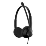 Epos IMPACT 100 UC Wired Headset with Boom Microphone, USB-C & USB-A, In-Line Control, Black