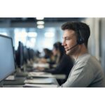 Epos IMPACT 100 UC Wired Headset with Boom Microphone, USB-C & USB-A, In-Line Control, Black