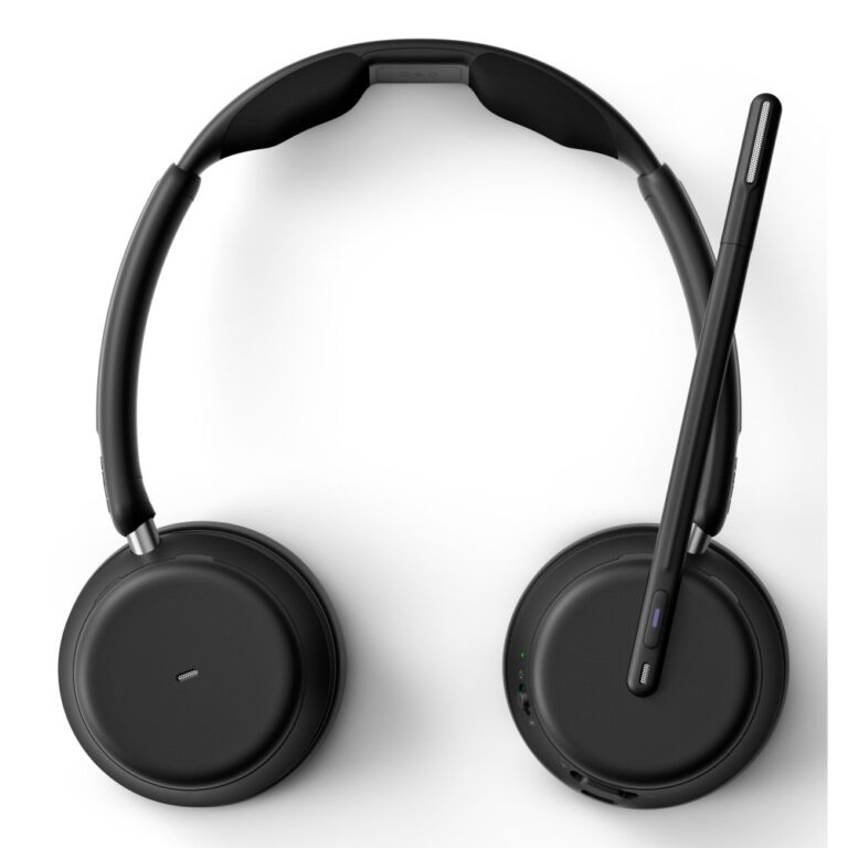 EPOS IMPACT 1060T Headset Double-sided Bluetooth Boom Microphone Black