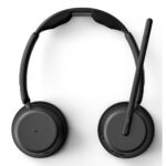 EPOS IMPACT 1061T ANC Wireless Bluetooth Headset with Boom Microphone & Charging Stand, Black