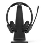 EPOS IMPACT 1061T ANC Wireless Bluetooth Headset with Boom Microphone & Charging Stand, Black