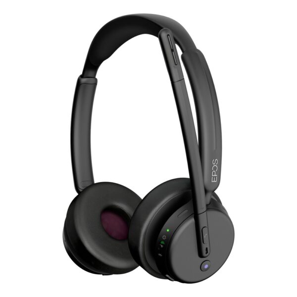 EPOS IMPACT 500 Wireless Headset, USB-C, Bluetooth 5.3 with ANC, Boom Mic, Black