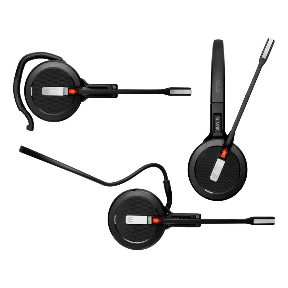 EPOS IMPACT 5000 Go MS Mono Wireless Headset with Boom Mic, USB-A, DECT, Black EPOS IMPACT 5000 Go MS Mono Wireless Headset with Boom Mic, USB-A, DECT, Black