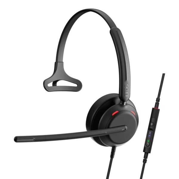 EPOS IMPACT 730T Mono Headset, Wired USB-C/USB-A, Microsoft Teams, Black