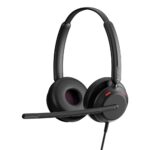 EPOS IMPACT 760 Duo Headset - Wired USB-C, Boom Microphone, UC/Google Meet Optimised, Black