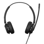 EPOS IMPACT 760 Duo Headset - Wired USB-C, Boom Microphone, UC/Google Meet Optimised, Black