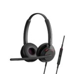 EPOS IMPACT 760 Duo Headset - Wired USB-C, Boom Microphone, UC/Google Meet Optimised, Black