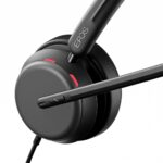 EPOS IMPACT 860 ANC Wired Headset with USB-C, Noise Cancelling Microphone, Black