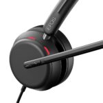 EPOS IMPACT 860 Wired USB-C Headset with Boom Microphone, ANC, Binaural, Black