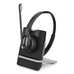 EPOS IMPACT D 30 USB ML Wireless DECT Headset with Noise-Cancelling Boom Mic - Black