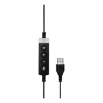 EPOS IMPACT SC 260 USB MS II Headset - Wired, USB-A, Noise-Cancelling Microphone, Black