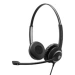 EPOS IMPACT SC 260 Wired USB Binaural Headset with Noise-Cancelling Boom Mic, ActiveGard, Black