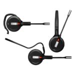 EPOS IMPACT SDW 10 HS DECT Wireless Monaural Headset with Boom Mic - Black