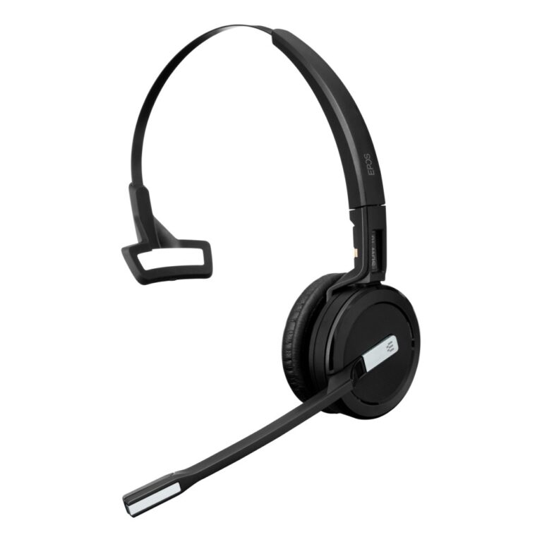 EPOS IMPACT SDW 10 HS DECT Wireless Monaural Headset with Boom Mic - Black