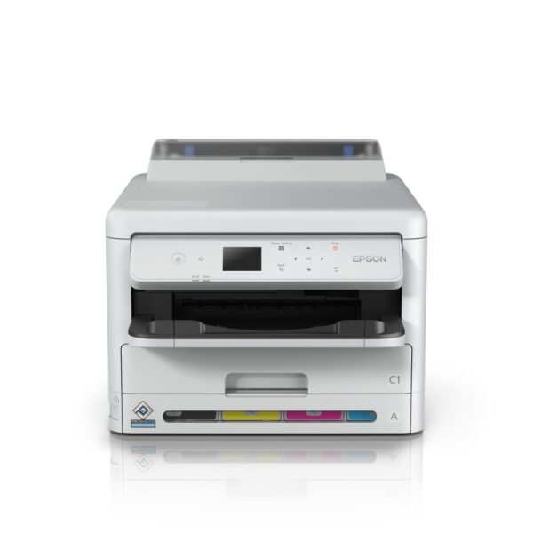 Epson WF-C5390DW Colour Inkjet Printer, Wi-Fi, Ethernet, Duplex, 34 ppm, Black, White
