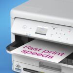 Epson WF-C5390DW Colour Inkjet Printer, Wi-Fi, Ethernet, Duplex, 34 ppm, Black, White