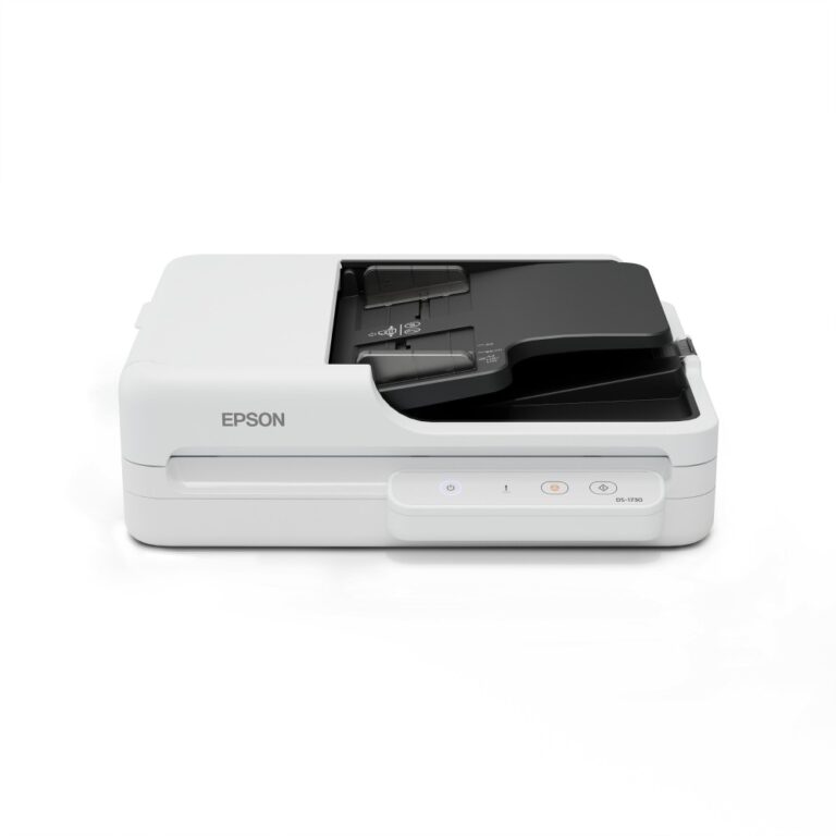Epson WorkForce DS-1730 Flatbed & ADF Scanner 1200x1200 DPI A4 Duplex USB 2.0 Black/White